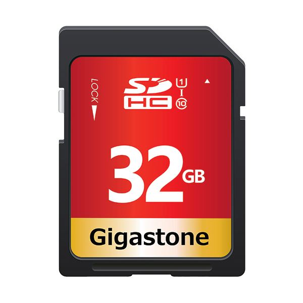 （まとめ）Gigastone SDHCカード 32GB V10 UHS-1 U1 GJSX-32GV1 1枚【×3セット】[21]