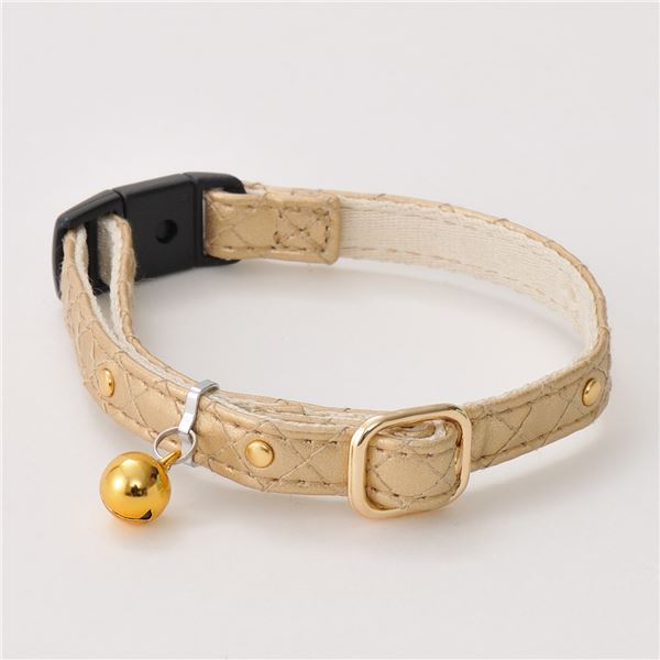 （まとめ）CAT COLLAR ゴージャスカラー ゴールド【×3セット】 (猫用品/首輪)[21]