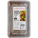 【10個セット】 大和物産 seasons ディッシュパック M 3組入[21]