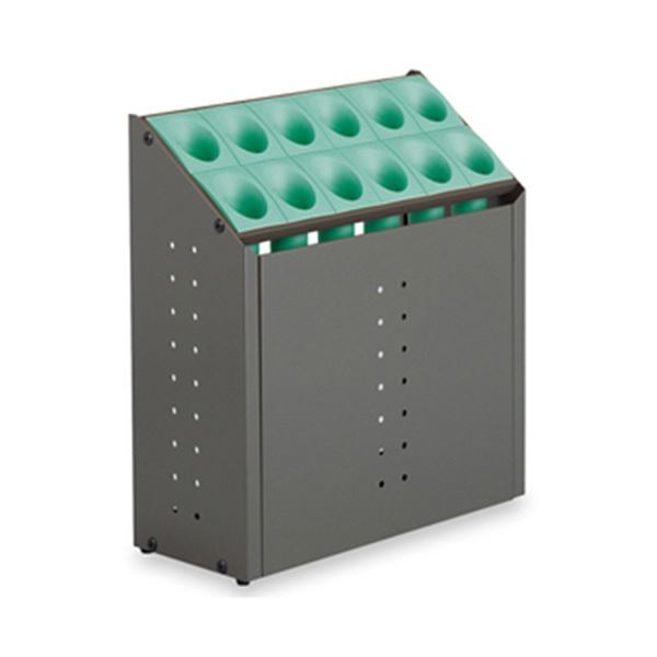 テラモト 傘立て オブリークアーバン C12 12本用 グリーン UB-285-212-1 1台[21]