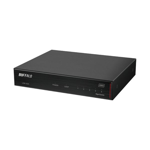 ■商品内容●2.5GbE対応 5ポートスイッチングHub。■商品スペック規格：2.5GBASE-TLANポート数：5ポート電源：ACアダプター寸法：W160×D131×H29mm重量：約573gその他仕様：●ループ検知●耐熱40℃付属品：ACアダプター、マグネット、マグネット用ネジ、ゴム足 他保証期間：1年■送料・配送についての注意事項●本商品の出荷目安は【1 - 5営業日　※土日・祝除く】となります。●お取り寄せ商品のため、稀にご注文入れ違い等により欠品・遅延となる場合がございます。●本商品は仕入元より配送となるため、沖縄・離島への配送はできません。[ LXW-2G5 ]