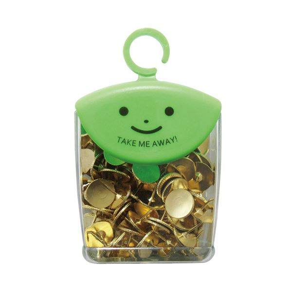 （まとめ）ミツヤ ツレテッテ ハイタック画鋲TM-1 1セット(500本：100本×5ケース)【×3セット】[21]