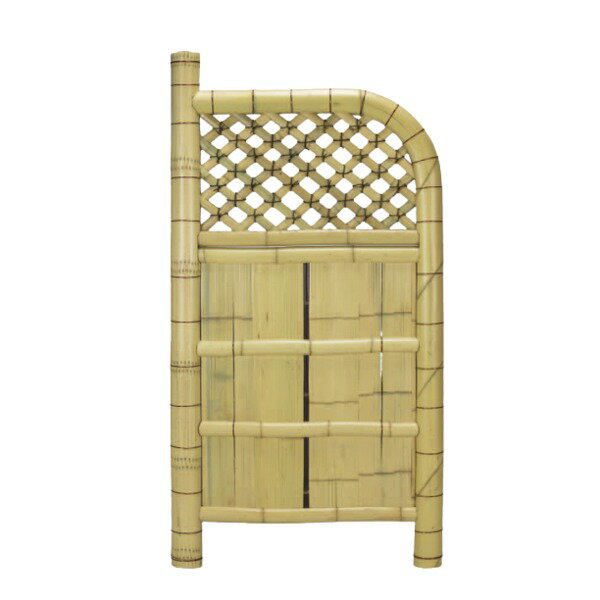 天然竹玉袖垣 約85cm幅 完成品【代引不可】[21]