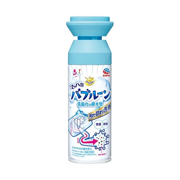 ■商品内容【ご注意事項】この商品は下記内容×3セットでお届けします。【商品説明】●マッハ泡で汚れ・詰まりを押し流す、洗面台の排水管用洗浄剤。泡がオーバーフロー穴から噴き出て、排水管を突き抜けたことがひとめで分かります。1本で2〜3回分です。●汚れの奥まで浸透して除菌するIPMP配合。●塩素不使用で安心。●排水口にぴたっとフィット、特製ノズル。●さわやかな石鹸の香り。■商品スペック洗剤の種類：泡内容量：200ml液性：中性成分：界面活性剤(2.07%、アルキルグルコシド(非イオン系))、溶解剤(エチルアルコール)/除菌剤(イソプロピルメチルフェノール(IPMP))その他仕様：●生産国:日本備考：※全ての菌を除菌するわけではありません。※黒ズミを漂白するものではありません。【商品のリニューアルについて】メーカー都合により、予告なくパッケージデザインおよび仕様（香り等）が変わる場合がございます。予めご了承ください。【キャンセル・返品について】商品注文後のキャンセル、返品はお断りさせて頂いております。予めご了承下さい。■送料・配送についての注意事項●本商品の出荷目安は【5 - 11営業日　※土日・祝除く】となります。●お取り寄せ商品のため、稀にご注文入れ違い等により欠品・遅延となる場合がございます。●本商品は同梱区分【TS1】です。同梱区分が【TS1】と記載されていない他商品と同時に購入された場合、梱包や配送が分かれます。●本商品は仕入元より配送となるため、沖縄・離島への配送はできません。[ 362812 ]