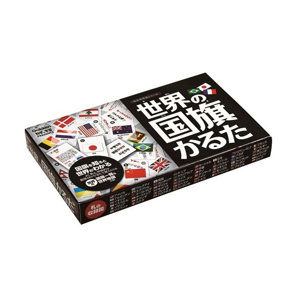 ■商品内容【ご注意事項】この商品は下記内容×5セットでお届けします。【商品説明】●「世界の国旗かるたシリーズ」世界の国旗がかるたになりました。スポーツの世界大会やニュースなどでよく目にする国旗や、特徴あるデザインの国旗が48種類収録。■商品スペックその他仕様：●世界の国旗かるた●札サイズ:タテ89×ヨコ63mm【キャンセル・返品について】商品注文後のキャンセル、返品はお断りさせて頂いております。予めご了承下さい。■送料・配送についての注意事項●本商品の出荷目安は【5 - 11営業日　※土日・祝除く】となります。●お取り寄せ商品のため、稀にご注文入れ違い等により欠品・遅延となる場合がございます。●本商品は同梱区分【TS1】です。同梱区分が【TS1】と記載されていない他商品と同時に購入された場合、梱包や配送が分かれます。●本商品は仕入元より配送となるため、沖縄・離島への配送はできません。[ Q750257 ]