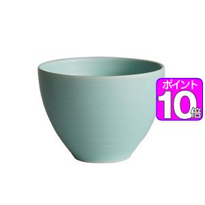 【ポイントUp10倍】結　美濃焼　湯呑み　140ml　浅葱　30603　[01]