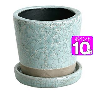 サイズ約 幅16×奥行16×高さ15.5（cm）材質テラコッタ備考　【カラー】クラシックグリーン　【生産国】中国製　■■その他■■※底穴：1箇所※こちらの製品はハンドメイドの為、形・サイズ・焼き色等に個体差があります。【DULTON グレー...