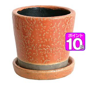 サイズポット：約 直径12×高さ11（cm）受皿:約 直径12.5×高さ2.2（cm）材質テラコッタ備考　【カラー】オレンジ　【生産国】中国製　■■その他■■※底穴：1箇所※こちらの製品はハンドメイドの為、形・サイズ・焼き色等に個体差があります。【DULTON グレーズドポット　M 商品一覧】クラシックグリーン CH13-G476CGNクレイ CH13-G476CYアイボリー CH13-G476IVライムグリーン CH13-G476LGNライトパープル CH13-G476LPLミッドナイトブルー CH13-G476MBLオレンジ CH13-G476ORターコイズ CH13-G476TQバイオレット CH13-G476VLイエロー CH13-G476YLDULTON グレーズドポット　M オレンジ CH13-G476ORナチュラルな風合いが魅力のフラワーポットです。表面のクラックや色むらも味わい深く、グリーンによく馴染みます。吸水性・排水性・通気性に優れたテラコッタ製です。受皿が付いているので室内でもお使いいただけます。【注意事項】こちらのページの商品は、メーカー直送の商品となります。お届け先が、北海道、沖縄、離島になる場合、別途送料が必要になる場合がございます。