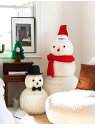 【全商品3%OFF】 CAGUUU クリスマスオブジェスノーマン クリスマスアイテム 雪だるまデコレーション 折り畳み可能クリスマスオブジェ おしゃれな雪だるま装飾品 クリスマス装飾 クリスマス飾り 紙製エコ雪だるま クリスマス用省スペース飾り