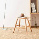 【クーポンで最大20%OFF】 CAGUUU 天然木ラウンドスツール 北欧風 天然木製 ラウンドスツール シンプルデザイン 椅子 丸椅子 軽量 コンパクト 多用途 足置き スタイリッシュ モダンインテリア 家庭用 オフィス用 耐久性 北欧家具