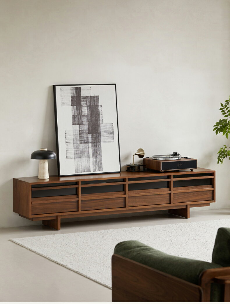 【P5+クーポンで最大20％OFF】 CAGUUU ブラックウォールナットTVボード 高級感溢れるテレビ台 木製収納付きローボード 高品質テレビボード 大容量収納テレビ台 多機能TVボード 頑丈設計のテレビボード 美しいデザインのローボード モダンデザイン テレビ台