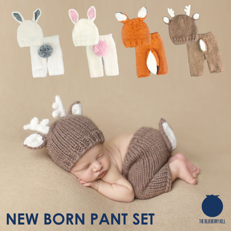 ブルーベリーヒル ニューボーンセット ベビーニット帽+ニットパンツTHE BLUEBERRY HILL New Born Set セット内容 ・ニット帽 1点 ・ニットパンツ 1点 サイズ XS 【ニット帽】 頭まわり：34〜40cm 頭高さ：15cm 【ニットパンツ】 丈：22cm ウエスト：35cm〜44cm 裾まわり：20cm ※手編みの商品ですので、編み方によってサイズや形に多少の差が生じる場合があります。ご了承くださいませ。 対象年齢 3ヶ月ごろまでのお子様 素材 アクリル 100% 商品説明 ・アメリカからやってきたベビー帽子ブランド 『The Blueberry Hill(ブルーベリーヒル)』 ・ニューボーンフォト用で作られたパンツと帽子のセットです。 ・厚みもしっかりあり、高品質の柔らかいアクリル100％を使用しているので、ニットのチクチク感はありません。 ・ブランド専用ギフトボックス入りなので出産祝いにも大変喜ばれる一品です。 ・それどこで買ったの？！と必ず聞かれること間違いなし！ ・このブランドの他のアイテムをチェック⇒こちら 製造国 中国 商品について 当店はThe Blueberry Hill(ブルーベリーヒル)の日本総代理店です。ご安心してお買い求めください。 商品に関しましてご不明な点はお気軽にお問い合わせくださいませ。■関連商品 ブルーベリーヒル ニューボーンセット ベビーニット帽+ニットパンツTHE BLUEBERRY HILL New Born Set セット内容 ・ニット帽 1点 ・ニットパンツ 1点 サイズ XS 【ニット帽】 頭まわり：34〜40cm 頭高さ：15cm 【ニットパンツ】 丈：22cm ウエスト：35cm〜44cm 裾まわり：20cm ※手編みの商品ですので、編み方によってサイズや形に多少の差が生じる場合があります。ご了承くださいませ。 対象年齢 3ヶ月ごろまでのお子様 素材 アクリル 100% 商品説明 ・アメリカからやってきたベビー帽子ブランド 『The Blueberry Hill(ブルーベリーヒル)』 ・ニューボーンフォト用で作られたパンツと帽子のセットです。 ・厚みもしっかりあり、高品質の柔らかいアクリル100％を使用しているので、ニットのチクチク感はありません。 ・ブランド専用ギフトボックス入りなので出産祝いにも大変喜ばれる一品です。 ・それどこで買ったの？！と必ず聞かれること間違いなし！ ・このブランドの他のアイテムをチェック⇒こちら 製造国 中国 商品について 当店はThe Blueberry Hill(ブルーベリーヒル)の日本総代理店です。ご安心してお買い求めください。 商品に関しましてご不明な点はお気軽にお問い合わせくださいませ。