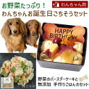 お野菜たっぷり！わんちゃんお誕生日ごちそうセット 野菜のバースデーケーキと手作り 犬用ごはん 肉じゃがのセット 送料無料(※一部地域除く)