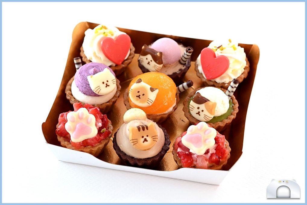 【送料無料】ねこみにタルトセット 9個入 タルト フルーツケーキ 猫 ねこ スイーツ...