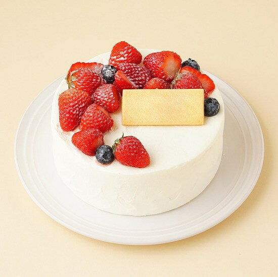 Cake.jp(ケーキジェーピー)の無添加 生デコ 苺たっぷりデコレーション 4号 12cm 2026 贈り物 お祝い ケーキ お取り寄せ スイーツ プチギフト プレゼント ギフト 無添加ケーキ いちご イチゴ 苺 冷凍 お祝い 贈答 父の日 母の日 (3384008)｜アングル2
