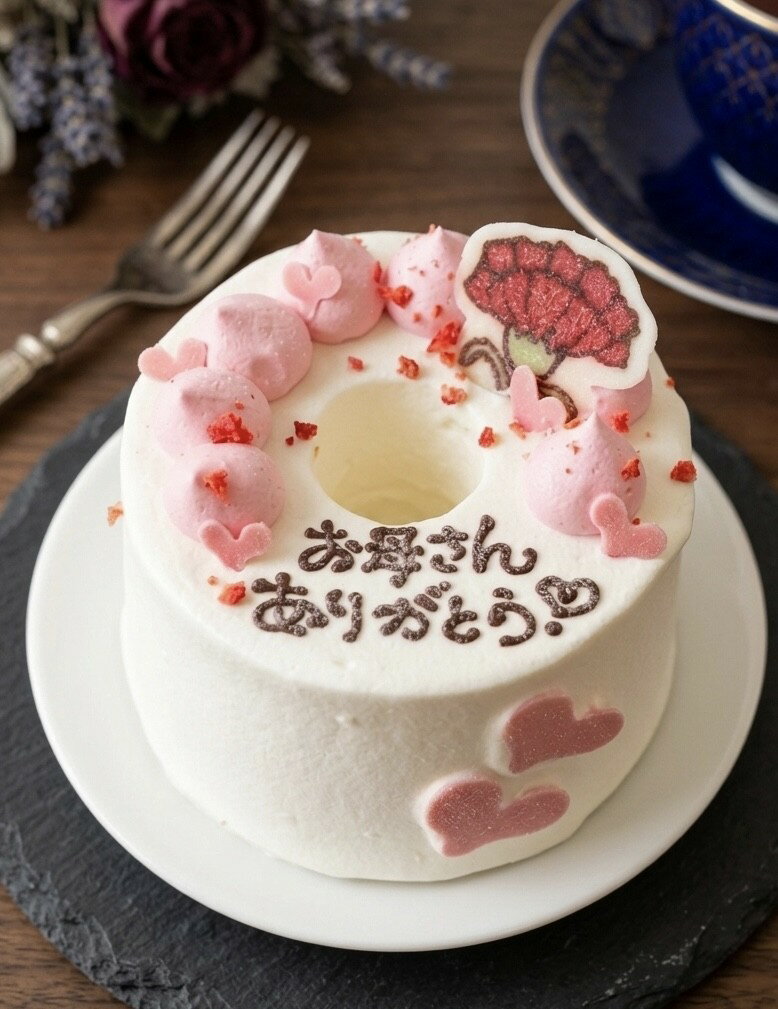 起司 - 母の日プリンセスメッセージシフォン【3.5号】 母の日2026 シフォンケーキ 贈り物 お祝い ケーキ お取り寄せ スイーツ プチギフト プレゼント ギフト メッセージ お花 可愛い (3437233)