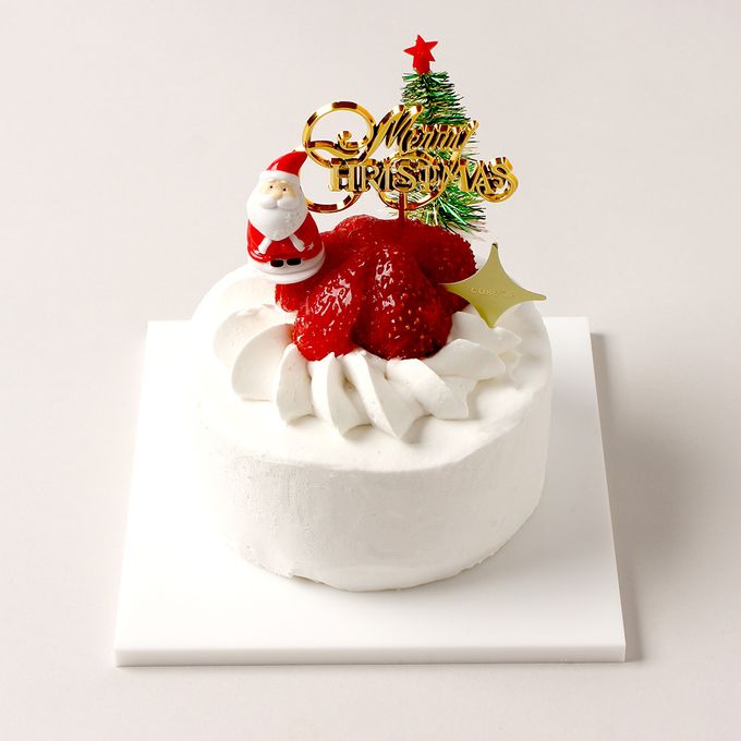 【11/30まで！ポイント10倍！】クリスマスイチゴ生デコレーションケーキ 4号 12cm クリスマス2025 お取り寄せ 予約 クリスマス クリスマスケーキ Xmasケーキ 誕生日ケーキ 誕生日 バースデーケーキ (3402722)
