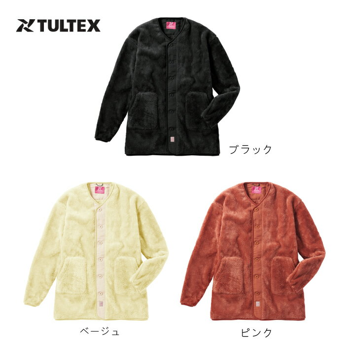 【福袋対象商品】ノーカラー ボアフリースコート 防風 防寒 三層構造 レディース コート ブラック アイボリー コーラル M L LL カジュアル 大きいサイズ ゆったり 送料無料