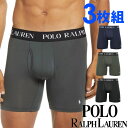 【SALE 20%OFF】POLO RALPH LAUREN ポロ ラルフローレン メンズ メッシュー 4D-FLEX ボクサーパンツ 3枚セット ネイビー ブラック グレー トランクス S M L XL おしゃれ ブランド 大きいサイズ [送料無料] 【あす楽】 [l4bbparxb]