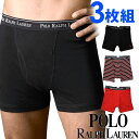 【SALE 20%OFF】POLO RALPH LAUREN ポロ ラルフローレン メンズ クラシックフィット ボクサーパンツ 3枚セット ブラック レッド ストライプ ロゴ polo トランクス S M L XL おしゃれ ブランド 大きいサイズ【あす楽】[RCBBP3/LCBB/RS71u1o]