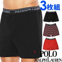 【SALE 30%OFF】POLO RALPH LAUREN ポロ ラルフローレン メンズ クラシックフィット ニット ボクサーパンツ 3枚セット ブラック レッド ストライプ polo ロゴ トランクス S M L XL おしゃれ ブランド 大きいサイズ【あす楽】[RCKBP3/LCKB/ry73u1o]