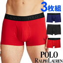 【SALE 30%OFF】POLO RALPH LAUREN ポロ ラルフローレン メンズ LUX コットン モダール 4D FLEX ショート丈 ボクサーパンツ 3枚セット ネイビー レッド ブルー polo ロゴ S M L XL おしゃれ ブランド 大きいサイズ [送料無料] 【あす楽】[lftrp3q7t]