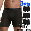 【SALE 30%OFF】POLO RALPH LAUREN ポロ ラルフローレン メンズ マイクロファイバー ウルトラソフト ボクサーパンツ 3枚セット ブラック polo ロゴ トランクス S M L XL おしゃれ ブランド 大きいサイズ [送料無料] 【あす楽】[nvbbp3pbd]