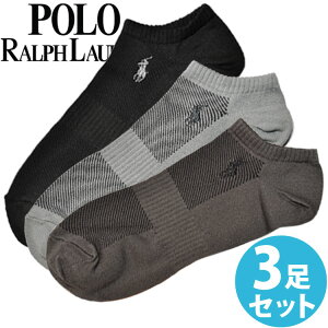 【SALE 10%OFF】【送料無料】POLO RALPH LAUREN ポロ ラルフローレン 靴下 メンズ アーチサポート ウルトラライト メッシュ ソックス 3足セット 3足組靴下 [827049PKGYAST]