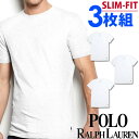 POLO RALPH LAUREN ポロ ラルフローレン tシャツ メンズ クルーネック 3枚セット スリムフィット ラルフローレンTシャツ