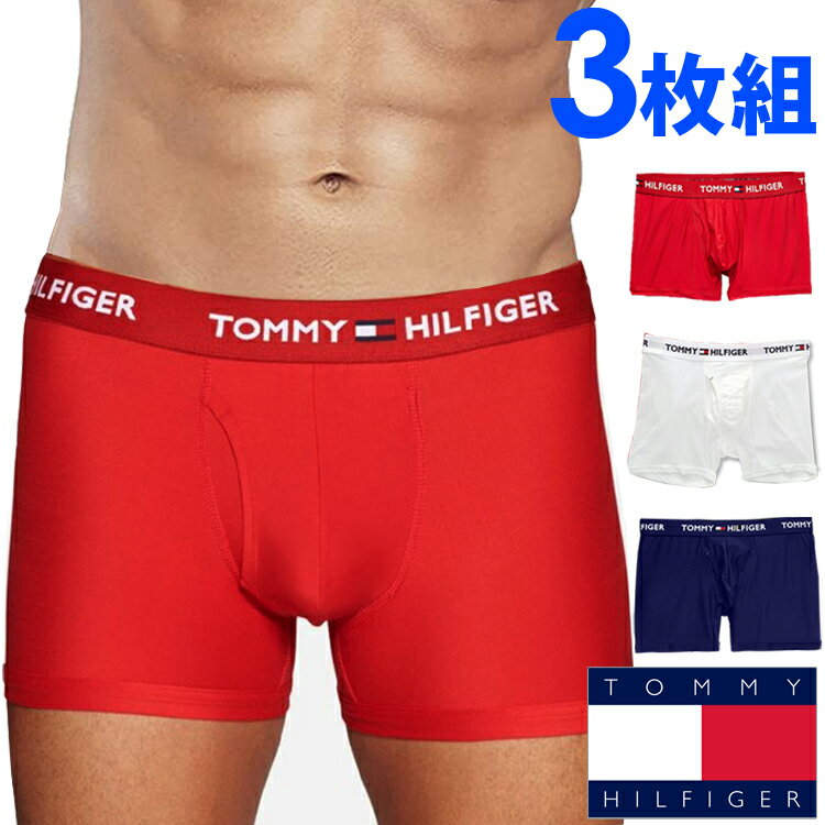 トミーヒルフィガー パンツ メンズ 【SALE 30%OFF】TOMMY HILFIGER トミーヒルフィガー メンズ エブリデイ マイクロ ボクサーパンツ 3枚セット Everyday Micro レッド ネイビー ホワイト トミーフラッグ S M L XL XXL おしゃれ ブランド 大きいサイズ [送料無料] 【あす楽】[09t3492608]