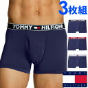 Tommy Hilfiger 【SALE 30%OFF】TOMMY HILFIGER トミーヒルフィガー メンズ コンフォートエボルブ ボクサーパンツ 3枚セット ネイビー トミーフラッグ S M L XL XXL おしゃれ ブランド 大きいサイズ [送料無料] 【あす楽】[09t4071410]