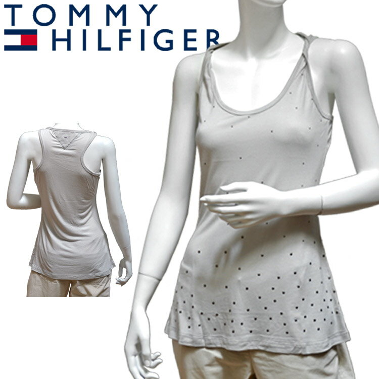 【SALE 20%OFF】TOMMY HILFIGER DENIM トミーヒルフィガー デニム レディース タンクトップ ワンピース チュニック グレー[XS/S/M/L/XL][ヨーロッパ仕様][1653520505][大きいサイズ]ブランド[5,500円以上で送料無料] その1