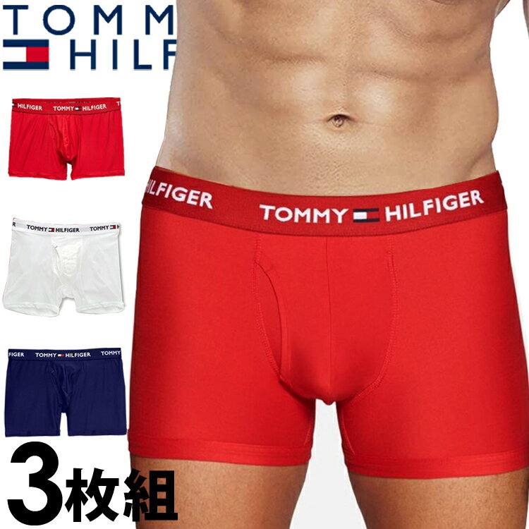 トミーヒルフィガー パンツ メンズ 【SALE 30%OFF】TOMMY HILFIGER トミーヒルフィガー メンズ エブリデイ マイクロ ボクサーパンツ 3枚セット Everyday Micro レッド ネイビー ホワイト トミーフラッグ S M L XL XXL おしゃれ ブランド 大きいサイズ [5,500円以上で送料無料] 【あす楽】[09t3492608]