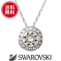 SWAROVSKI スワロフスキー レディース ネックレス ペンダント ジュエリー シルバー クリスタル 首飾り アクセサリー アンジェリック サークル ラウンド FREE ONE SIZE おしゃれ ブランド [5,500円以上で送料無料]  [sw1081938]