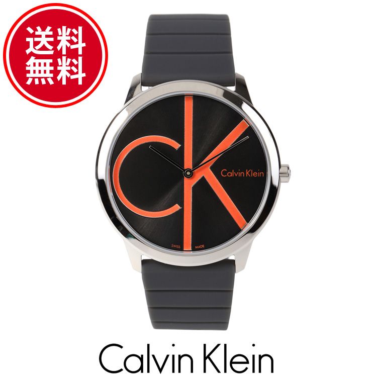 Calvin Klein カルバンクライン メンズ 腕時計 ウォッチ ブラック CK FREE ONE SIZE おしゃれ ブランド [5,500円以上で送料無料] 【あす楽】 [k3m211t3]