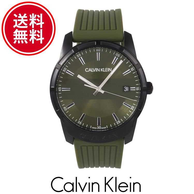 【SALE 20%OFF】Calvin Klein カルバンクライン メンズ 腕時計 ウォッチ グリーン CK FREE ONE SIZE おしゃれ ブランド [5,500円以上で送料無料] 【あす楽】 [k8r114wl]