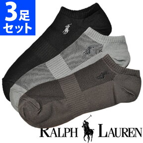 【SALE 10%OFF】POLO RALPH LAUREN ポロ ラルフローレン 靴下 メンズ アーチサポート ウルトラライト メッシュ ソックス 3足セット 3足組靴下 [827049PKGYAST]【楽ギフ_包装】