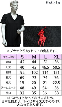 POLO RALPH LAUREN ポロ ラルフローレン tシャツ メンズ Vネック 3枚セット ラルフローレンTシャツ ラルフtシャツ[LCVN]