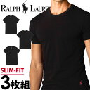 【SALE 20%OFF】POLO RALPH LAUREN ポロ ラルフローレン tシャツ メンズ クルーネック 3枚セット スリムフィット ラルフローレンTシャツ[LSCN][RSCNP3]