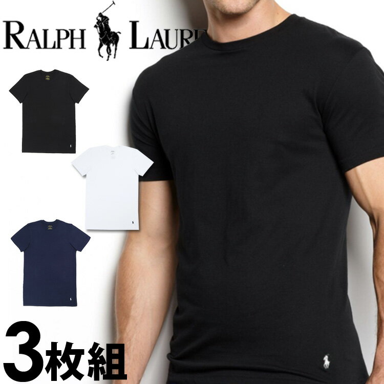 POLO RALPH LAUREN ポロ ラルフローレン tシャツ メンズ クルーネック 3枚セット ラルフローレンTシャツ