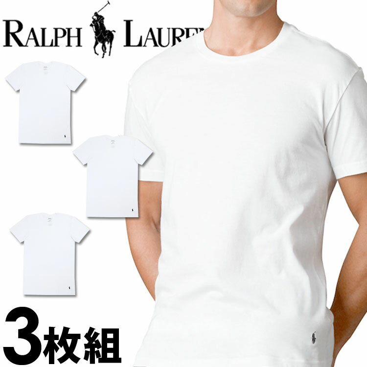 POLO RALPH LAUREN ポロ ラルフローレン tシャツ メンズ クルーネック 3枚セット ラルフローレンTシャツ ラルフtシャツ