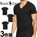 【SALE 30 OFF】POLO RALPH LAUREN ポロ ラルフローレン tシャツ メンズ Vネック 3枚セット ラルフローレンTシャツ ラルフtシャツ RCVNP3 /LCVN