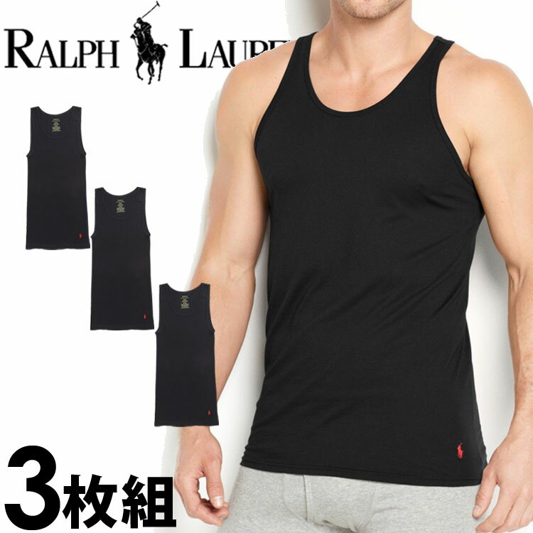 【閉店セール40%OFF】【6/11(火)まで】POLO RALPH LAUREN ポロ ラルフローレン メンズ タンクトップ 3枚セット ラルフローレンタンクトップ クラシックフィット[RCTKP3 /LCTK]