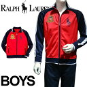 【SALE 40 OFF】POLO RALPH LAUREN boys ポロ ラルフローレン ボーイズ フルジップ トラックジャケット ジャージー 赤 S/M/L/XL レディース メンズ ユニセックス 男女兼用 アウター トップス 上着 5,500円以上で送料無料 346540578 大きいサイズブランド