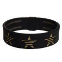 【送料無料】MADE IN WORLD☆ ファイテン / star band (phiten × MADE IN WORLD☆) black×gold メイドインワールド ミクロチタンボール ..