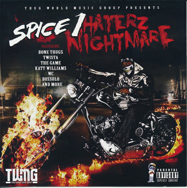 SPICE 1 / HATERZ NIGHTMARE | GANGSTA RAP G FUNK gangsta rap g funk ギャングスタ ラップ california Rap california gangsta california産 カリフォルニア産 輸入CD インポートCD WEST SIDE WEST COAST west side west coast ウエストサイド ウエストコースト SPICE 1