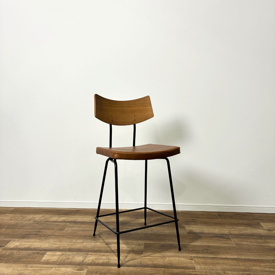 【新品・未開封】ASPLUND SQUARE ROOTS SOLI COUNTER STOOL BROWN LEATHER アスプルンド スクエアルー..