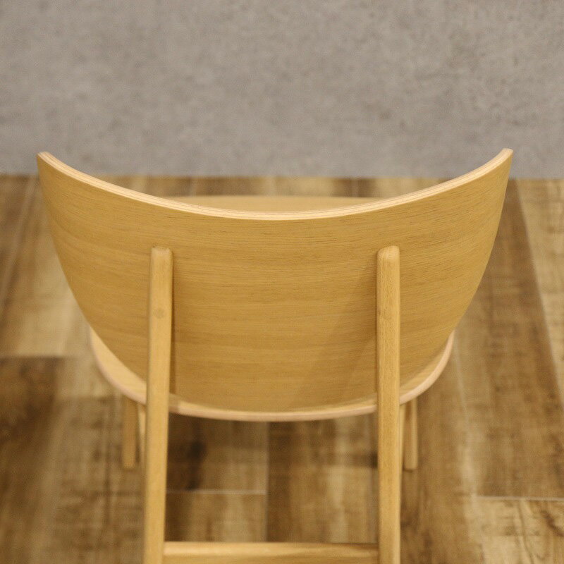 【モデルルーム展示品】NORR11 ELEPHANT CHAIR Natural Oak(幅470×奥行530×高さ455（mm）北欧 モダン シンプル ダイニングチェア)【中古】