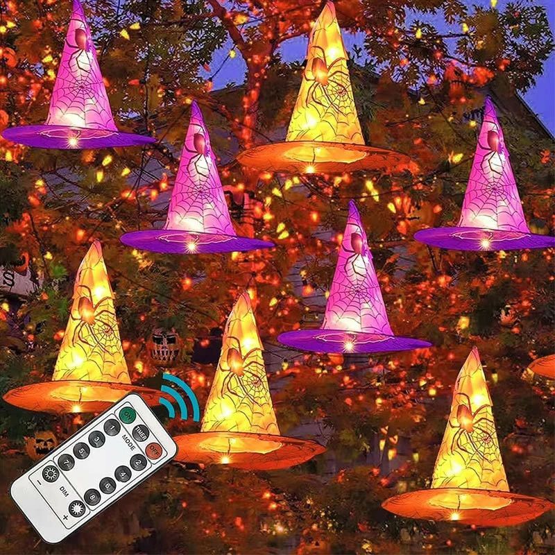 ハロウィン 幽霊 LEDライト 飾り 吊り下げ LEDストリングライト 吊り飾り ハロウィーン 電池給電式 玄関 屋外 飾り付け 雰囲気造り パーティー 学園祭屋外 室外 室内 庭対応 広場 街路樹 装飾 お化け ハロウィングッズ 送料無料