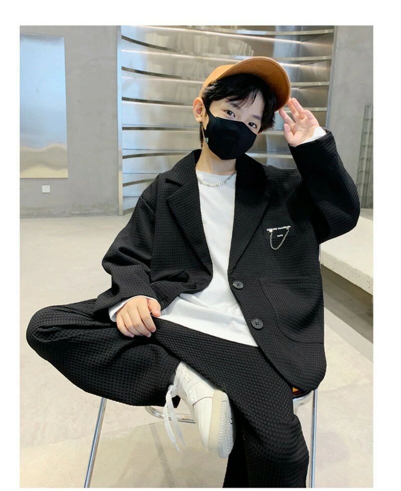 スーツ 男の子 2点セット 韓国ファッション 黒 フォーマル スーツ 女の子 パンツスーツ ジャケット 無地 b体 卒業式 七五三 入学式 結婚式 発表会 子供 スーツ カジュアル 子供服 キッズ ダンス衣装 セットアップ 上下セット 120 130 140 150 160 170